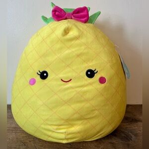 Squishmallows NWT Maui 16”  Pineapple with Bow